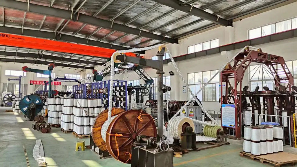 Baoying Yiliyuan Rope and Net Co., Ltd. manufacturer production line